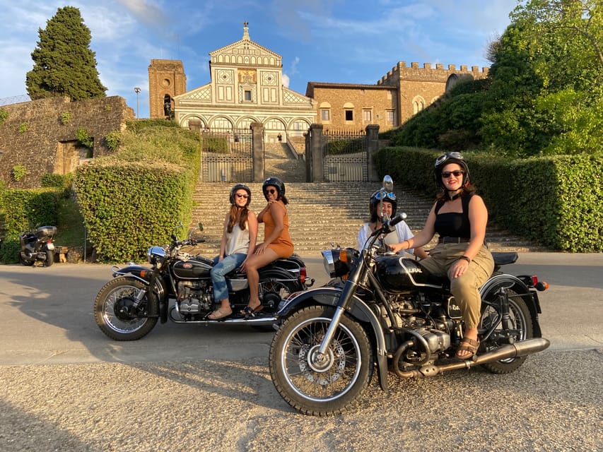 Florence Vintage Motorcycle Sidecar ride - Morning or Sunset - Who will enjoy this Florence sidecar tour