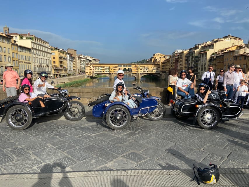 Florence Vintage Motorcycle Sidecar ride - Morning or Sunset - Weather, comfort, and what to bring