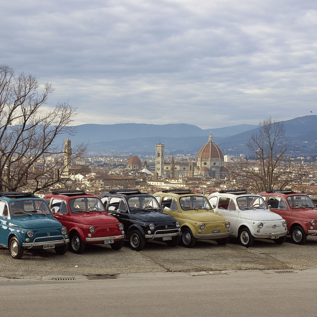 Florentine Afternoon: Fiat 500 Self Drive, 16-18 - Starting with the car and the driving briefing