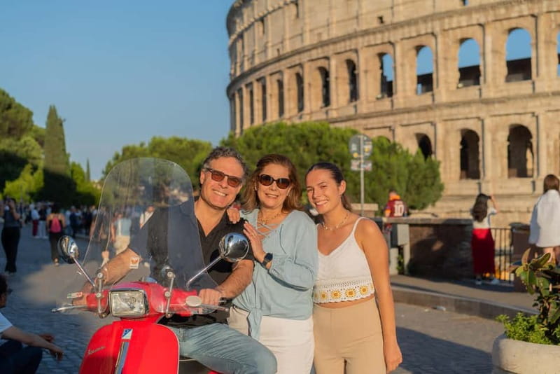 Food tour & Vespa tour & Photo tour! All included - A Roman food break with a Vespa ride attached