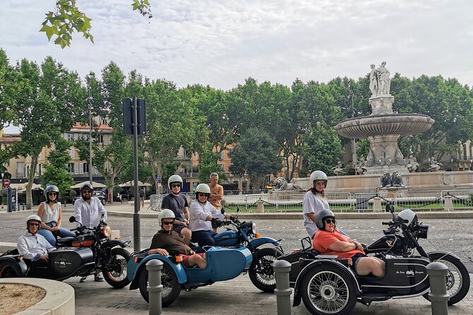 From Aix-en-Provence: 1-Hour Scenic Sidecar Tour on Cézanne Road - The Paul Cézanne statue and the practical start