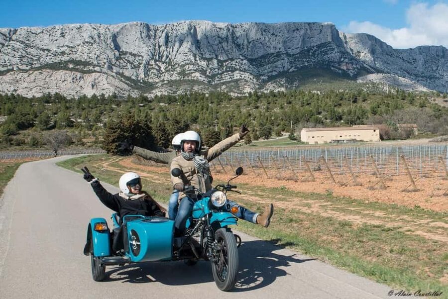 From Aix-en-Provence: 1-Hour Scenic Sidecar Tour - Route Cézanne, a road with an artist’s name