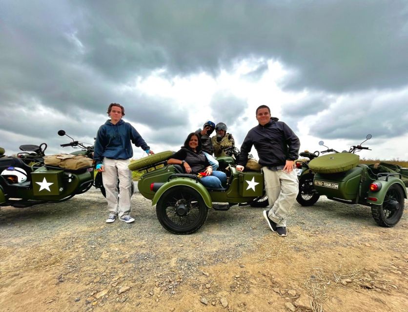 From Bayeux: Half-Day Normandy WWII Sidecar Tour - Longues-sur-Mer battery and its coastal position