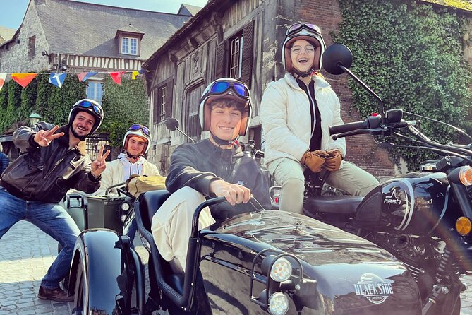 From Deauville : Private sidecar tour of Honfleur - Villerville and the Côte Fleurie by open road