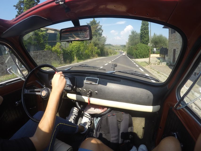 From Florence: Self-Drive Fiat 500 Tour - Into the Chianti hills by vintage car