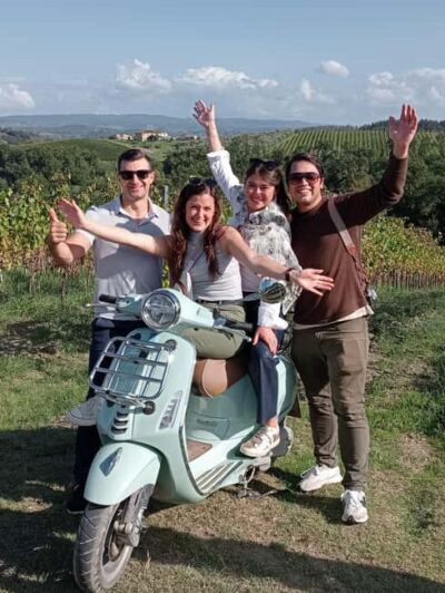 Small Group Vespa Tour Tuscany Winery & Lunch