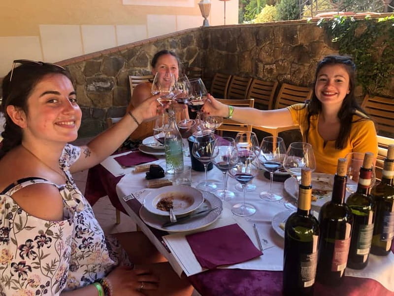 From Florence: Tuscany Vespa Tour with Lunch & Wine - Views toward San Gimignano