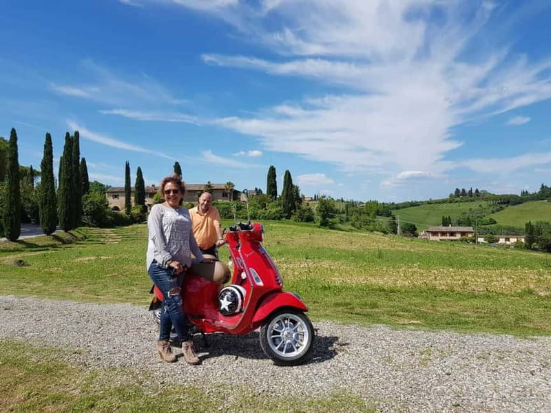 From Florence: Tuscany Vespa Tour with Lunch & Wine - Weather can change the plan