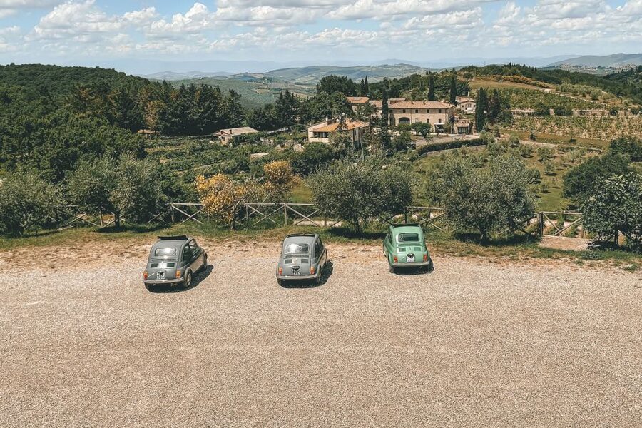 From Siena: Day Tour in a Vintage Fiat 500 with Winery - What the €146.14 price gives you