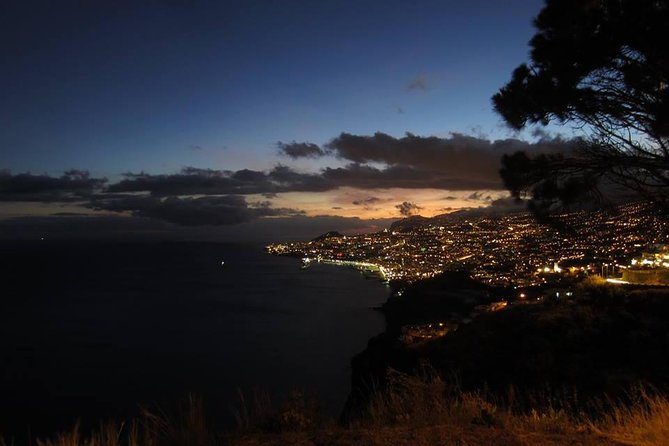Funchal by Night: Downtown Sidecar Experience - A sunset ride with Funchal as the backdrop
