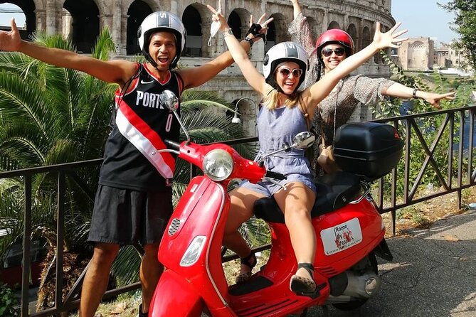 Guided Vespa Tour of Rome – Ride a Vespa with a Local Guide - Trevi Fountain, the Spanish Steps, and central Rome