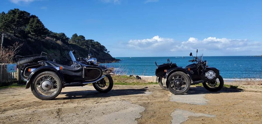 Half day tour : Saint-Malo to Cancale in a Vintage Sidecar - From Porte Saint-Vincent into Saint-Malo’s corsair quarter