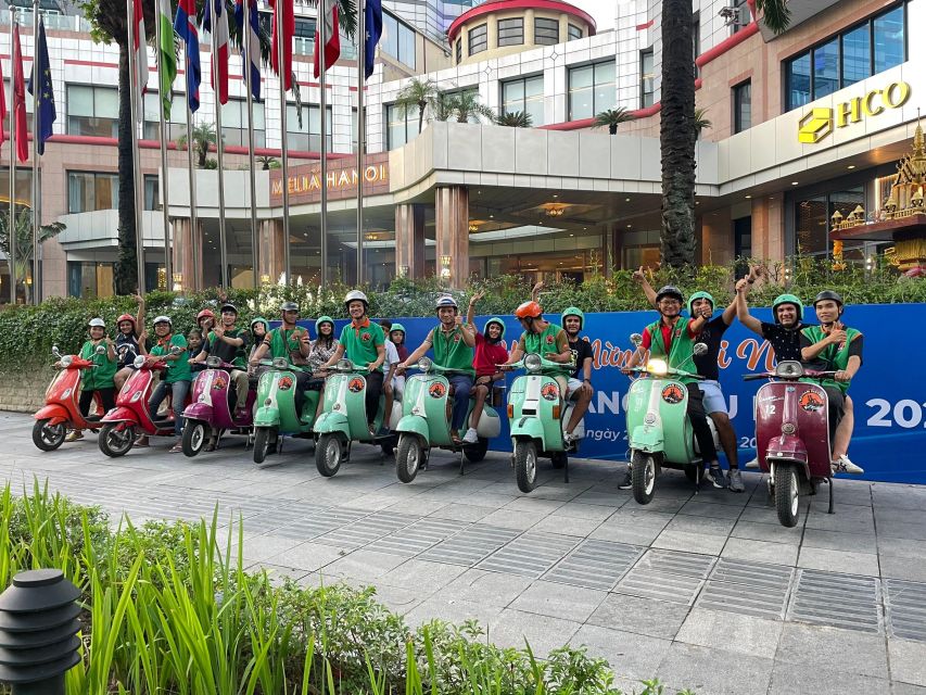 Hanoi 4.5-Hour Vespa Tour city tour - Railway tracks and the everyday city