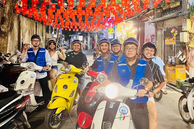 Hanoi After Dark Vespa Tour (4 hours): Street Food & Night Vibes - Hoan Kiem at 6 PM: a lively opening ride