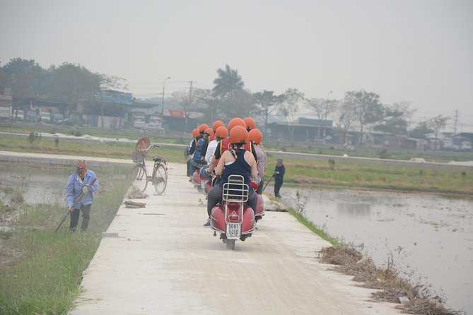 Hanoi Back Street Vespa Tours: Full Day Vespa Tours - Crossing Long Bien Bridge toward village life