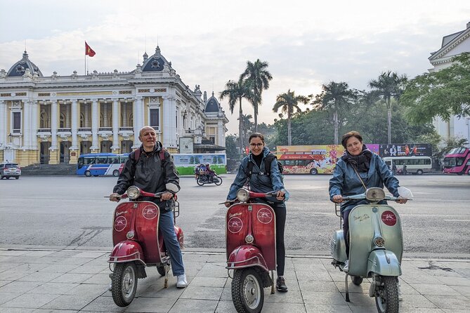 Hanoi Back Streets Vespa Tours: Hanoi Insider Vintage Vespa Tour - West Lake, Narrow Alleys, and a View of Hanoi’s Center