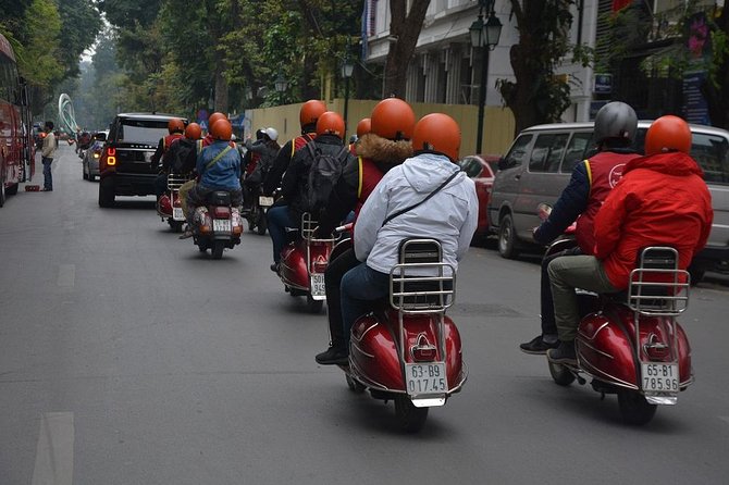 Hanoi Back Streets Vespa Tours: Hanoi Insider Vintage Vespa Tour - A Vietnamese Meal, Egg Coffee, or Mango Pudding