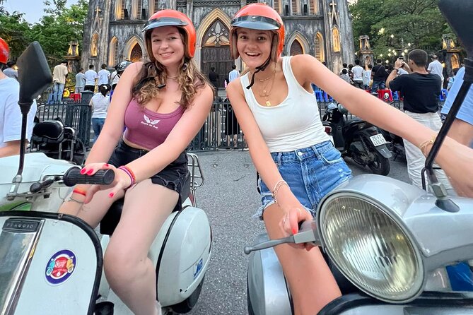 Hanoi Evening Vespa Food Tour 04hrs - Starting beneath the cathedral at 6 pm