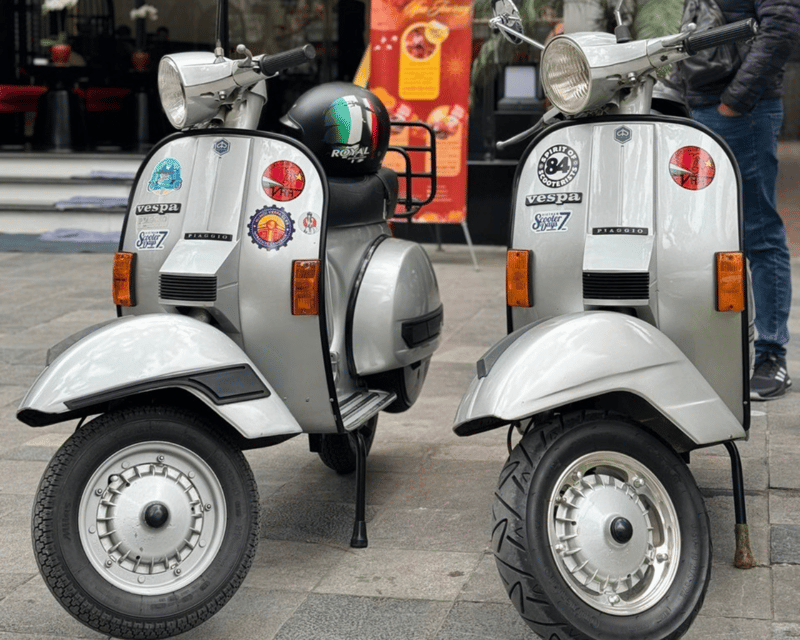 Hanoi: Food and Sightseeing Vespa Tour with 7 Tastings - Mango jelly and three drinks help pace the meal
