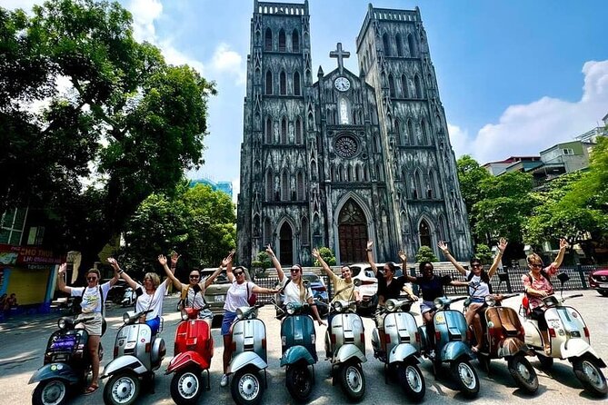 HANOI MUST SEE SITES Vespa Tour - Passing through the Old Quarter’s 36 trade streets