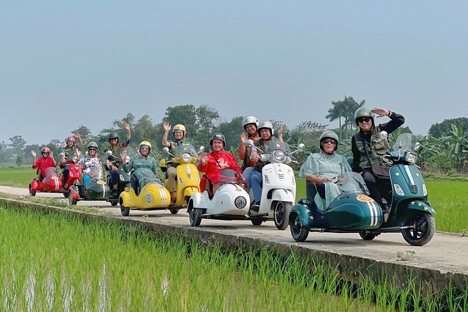 Hanoi Sidecar Tour: Hanoi Countryside Food, Culture & Daily Life - Leaving Hanoi for rice fields and village lanes