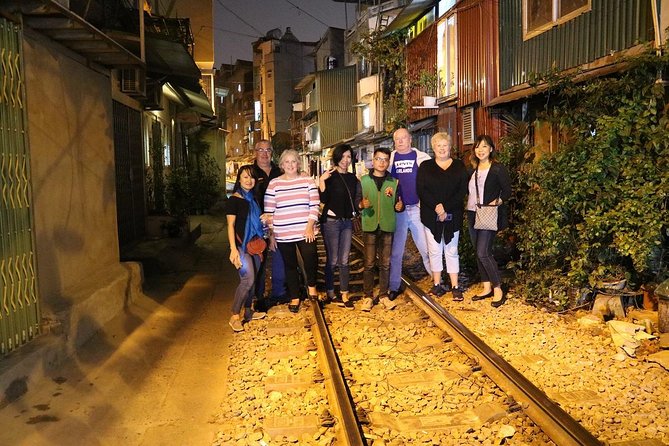 Hanoi Vespa After Dark Street food + Train Street+ Live Music - Train Street, egg coffee, and the wait for the train