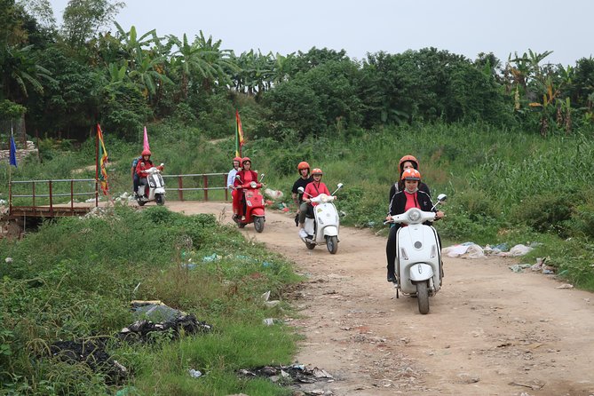 Hanoi Vespa Countryside Tour With Female Ao Dai Riders Half Day - Lunch, local food, and egg coffee