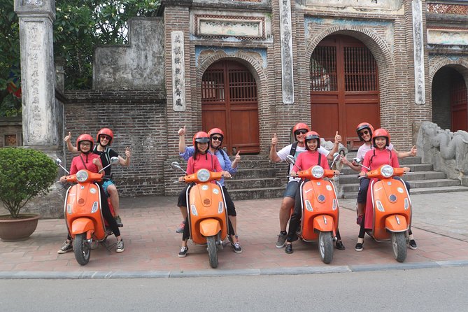 Hanoi Vespa Full Day City & Countryside with Female Ao Dai Riders - Long Bien Bridge and the Red River