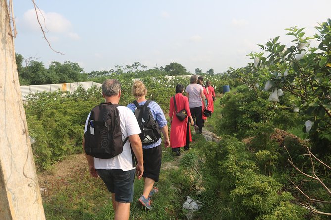 Hanoi Vespa Full Day City & Countryside with Female Ao Dai Riders - Railway life near Duong Tau