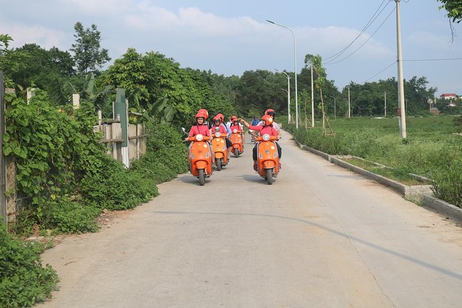 Hanoi Vespa Full Day City & Countryside with Female Ao Dai Riders - Egg coffee and the final ride