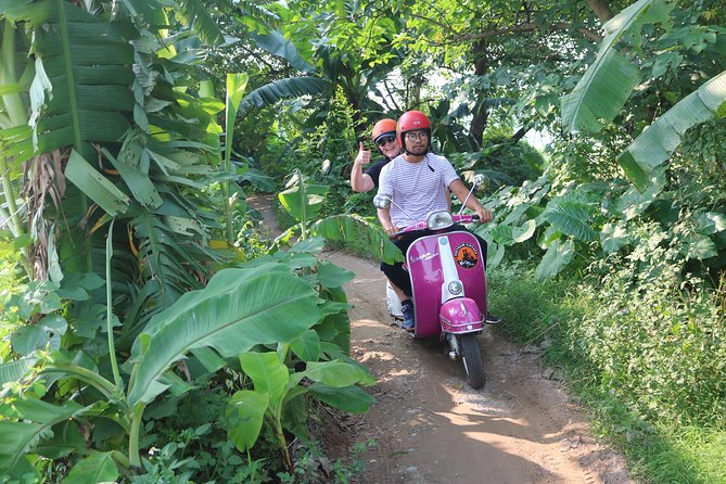 Hanoi Vespa Tour Explore Red River Delta & Rural Villages 5 Hours - Leaving the Old Quarter by back streets