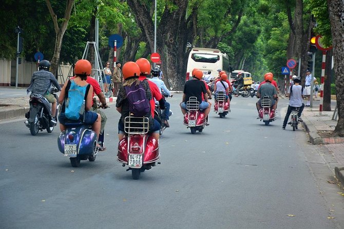 Hanoi Vespa Tours: Full Day Hanoi City & Countryside Vespa Tours - Huu Tiep Lake and the B-52 remains