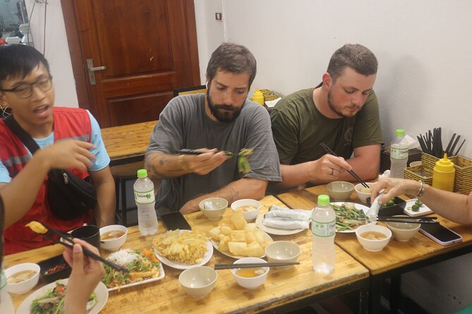 Hanoi Vespa Tours: Hanoi By Night Vespa Foodie Tours - Street snacks near the railway line