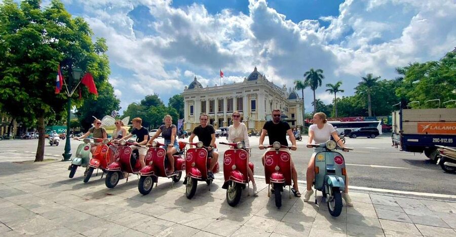 Hanoi Vintage Vespa City Tours - Westlake, Thanh Nien Road, and two sides of Hanoi