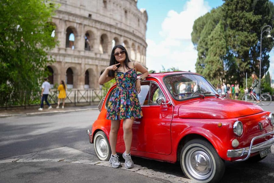 La Dolce Vita: Cruising Rome in a Classic Fiat 500 - Janiculum Hill and the view across Rome
