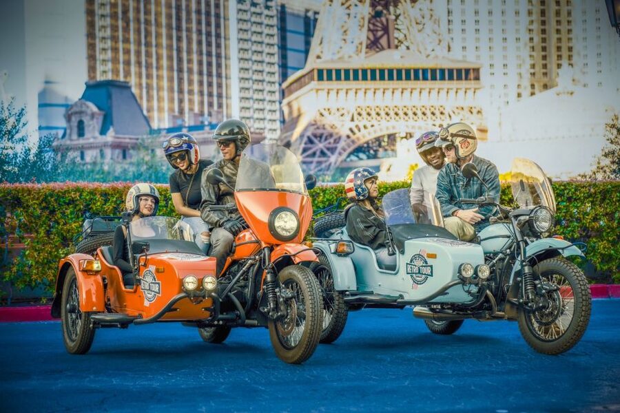 Las Vegas: Private Sidecar Motorcycle Tour of Vegas Strip - Starting at the Welcome to Las Vegas sign