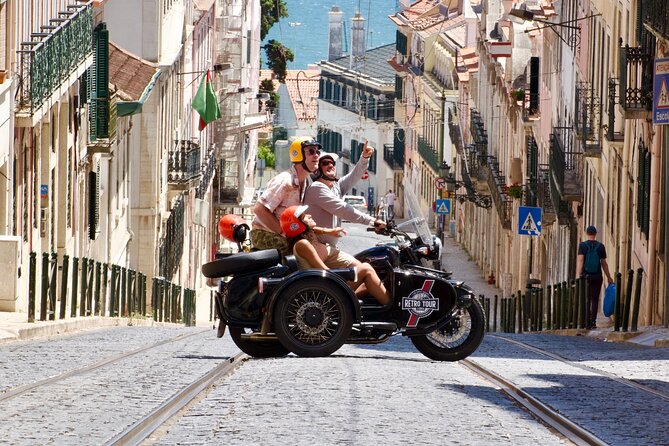 Lisbon Historic - Private Vintage Sidecar Tour - High viewpoints and Lisbon’s tiled rooftops