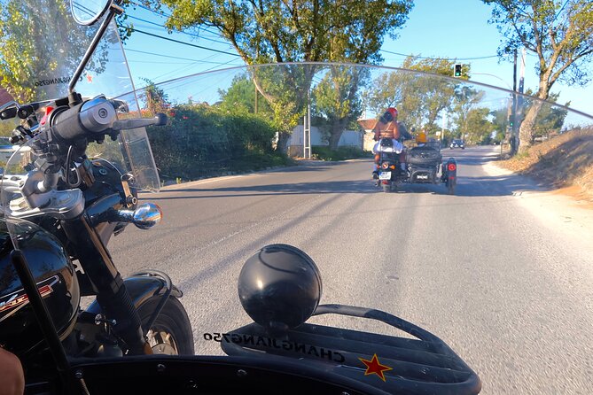Lisbon - Private Vintage Sidecar Tour to Sesimbra's Coast - Castelo de Sesimbra and the view above town
