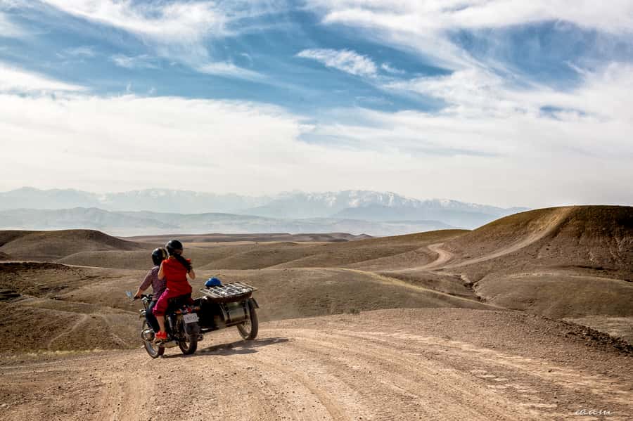 Marrakech : 3h off the beaten path private sidecar ride - What the three hours feel like