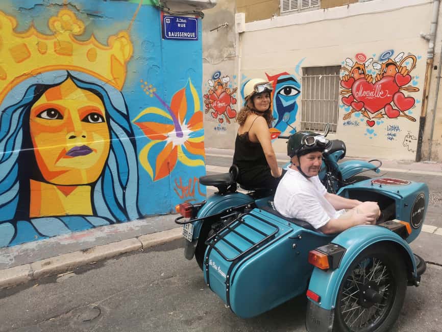 Marseille : 2-Hour Sidecar Sightseeing Tour - Passing the Orange Vélodrome