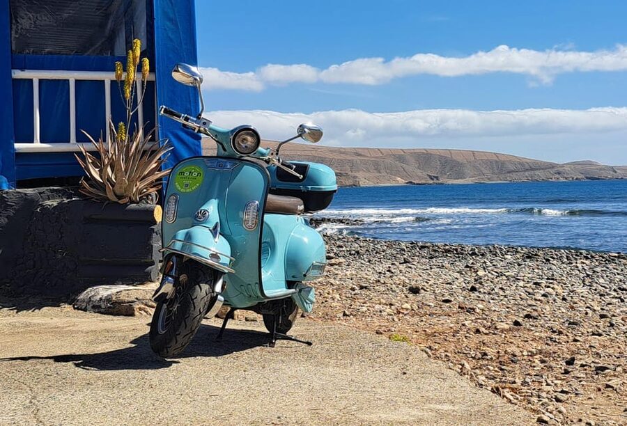 Maspalomas and Las Palmas: electric vintage scooter for rent - What you actually receive with the Fauro Venice