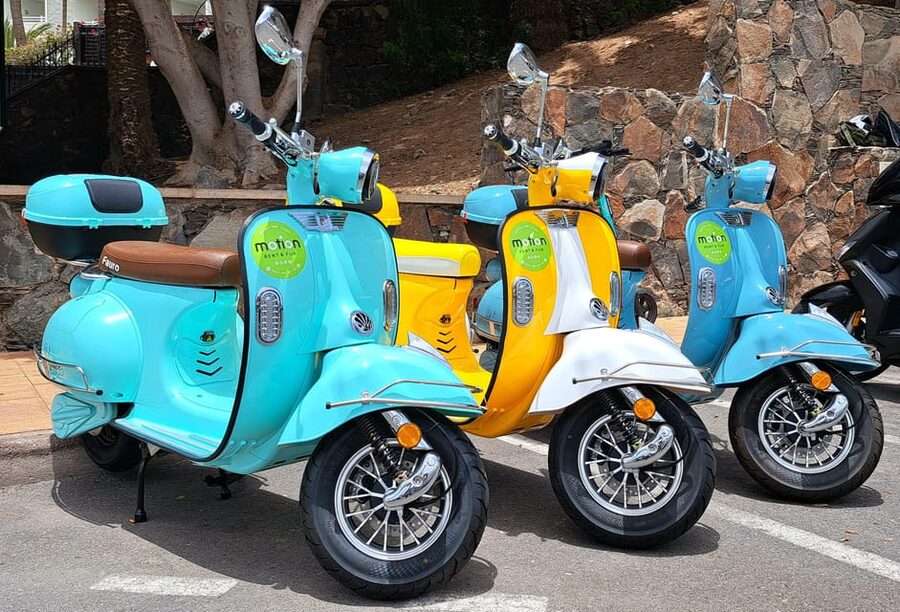Maspalomas and Las Palmas: electric vintage scooter for rent - Planning a Maspalomas day