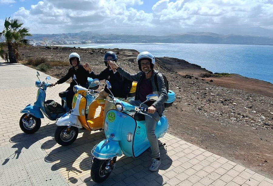 Maspalomas and Las Palmas: electric vintage scooter for rent - Is the ride beginner-friendly?