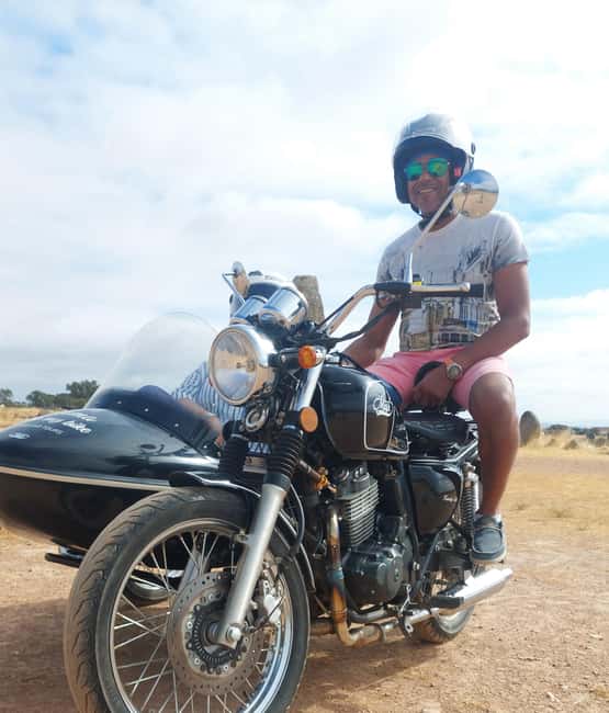 Megalithic & Medieval Tour of Monsaraz in a Moto Sidecar - Starting in Monsaraz and heading into the plains