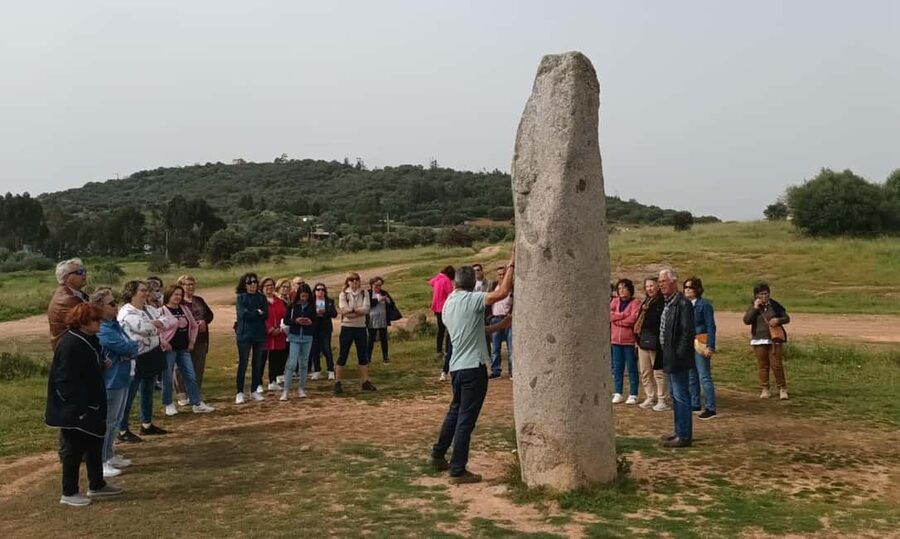 Megalithic & Medieval tour on a sidecar Évora - The Alentejo scenery between the stops