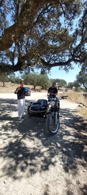Megalithic & Medieval tour on a sidecar Évora - Starting beside Évora’s Public Garden