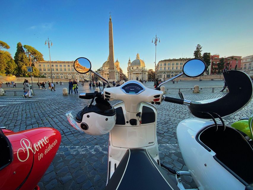 Morning Vespa Sidecar Tour with Cappuccino - St. Peter’s and the view from Gianicolo Hill