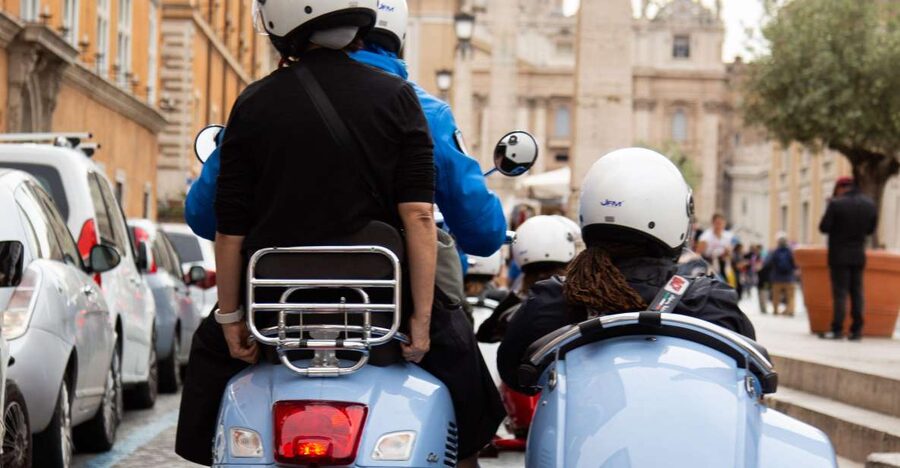 Morning Vespa Sidecar Tour with Cappuccino - Starting with cappuccino near Piazza della Repubblica