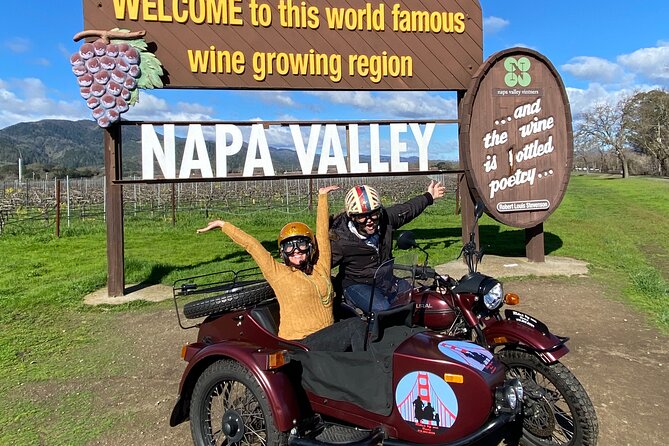 Napa Valley Classic Sidecar Wine tours - Key points to know before booking