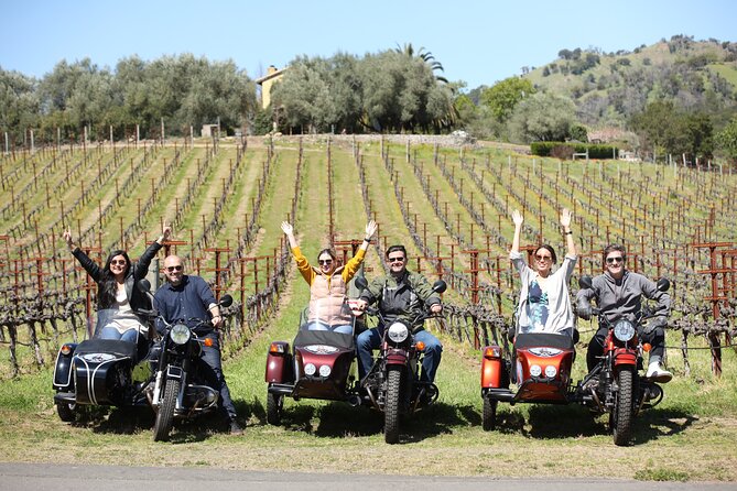 Napa Valley Classic Sidecar Wine tours - Comfort, safety, and the open-air ride